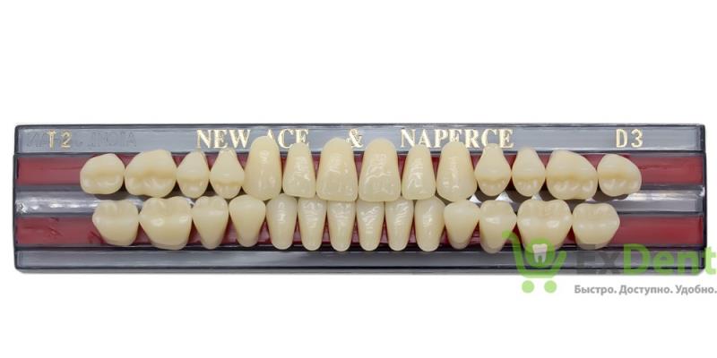 Зубы акриловые New Ace & Naperce цвет А4, фасон Т2/М30 купить