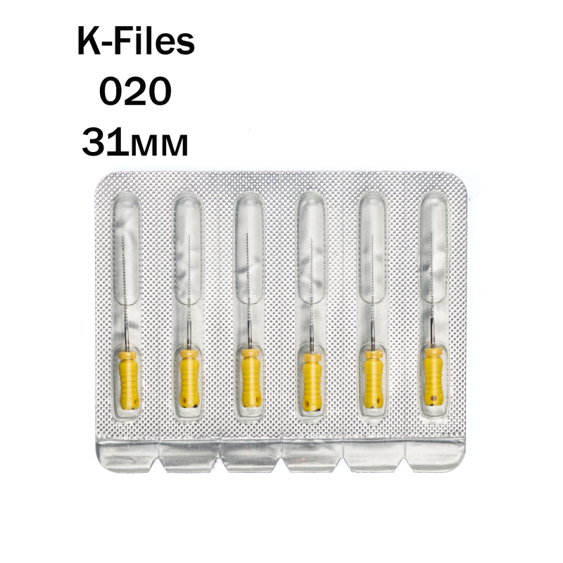 К-файлы / K-Files 020/31мм 6шт Pro-Endo P63031020 купить