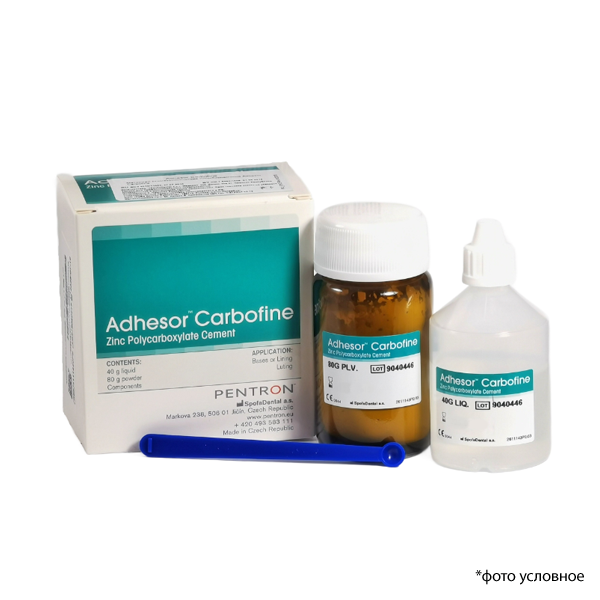 Адгезор карбофайн / Adhesor carbofine порошок 80гр+жидкость 40гр купить
