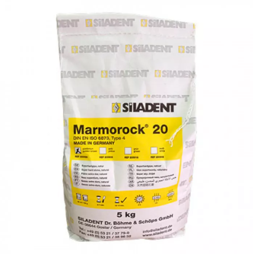 Гипс Марморок/Marmorock 20 4кл пакет 5кг золото коричневый купить
